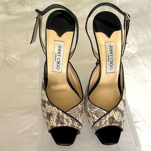 Jimmy Choo Snake Skin Heels - I’m a size 7.5